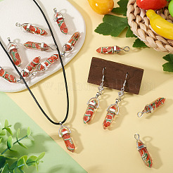 12Pcs Fruit Theme Epoxy Resin Pendants&nbsp;RESI-TA0004-99C