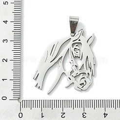 Non-Tarnish 201 Stainless Steel Pendants&nbsp;STAS-U003-20C-P