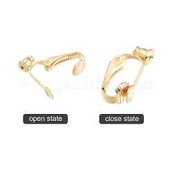 304 Stainless Steel Clip-on Earring Converters Findings&nbsp;STAS-O110-20G