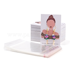 120Pcs 6 Style Cardboard Jewelry Display Cards&nbsp;DIY-LS0003-93