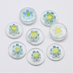 Handmade Millefiori Glass Cabochons&nbsp;G-F346-03