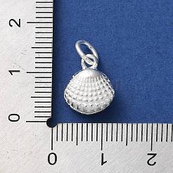 925 Sterling Silver Sea Animal Shell Shape Charms&nbsp;LS-STER-E071-02S-03