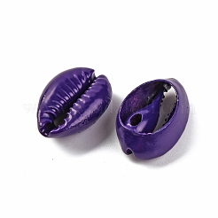 Baking Paint Cowrie Shell Beads&nbsp;SSHEL-M023-01O