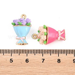 Alloy Enamel Pendants&nbsp;ENAM-D320-03A