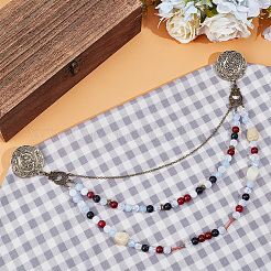 Flat Round Iron Brooches&nbsp;JEWB-PH01305