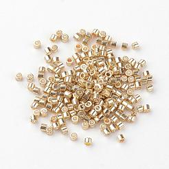 Electroplate Cylinder Seed Beads&nbsp;SEED-R041-07