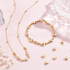 20Pcs 2 Style Brass Beads&nbsp;KK-BC0010-42