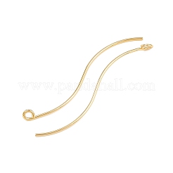 Brass Earring Findings&nbsp;KK-A274-17D-G