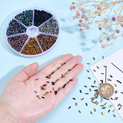 63G 7 Style Glass Bugle Beads&nbsp;SEED-AR0001-42