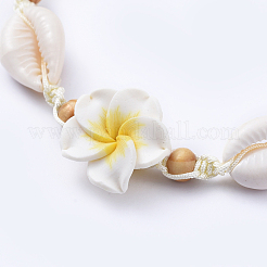 Adjustable Nylon Thread Braided Bead Necklaces&nbsp;NJEW-JN02794-M