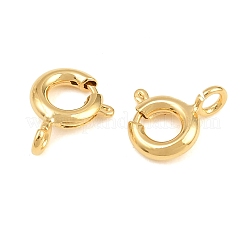 Brass Spring Rings&nbsp;KK-CBAA0F5-03G