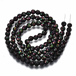 Electroplate Non-magnetic Synthetic Hematite Beads Strands&nbsp;G-T114-60B-07