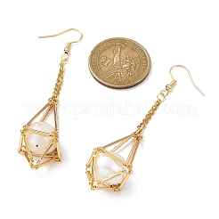 Brass Earring Hooks with Tray&nbsp;EJEW-JE05582-01