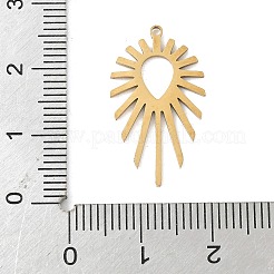 201 Stainless Steel Pendants&nbsp;STAS-H480-08G