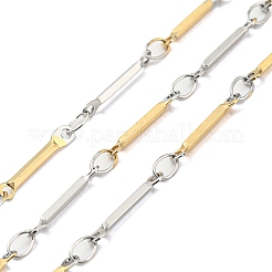 Ion Plating(IP) 304 Stainless Steel Bar Link Chains&nbsp;CHS-M005-07GP
