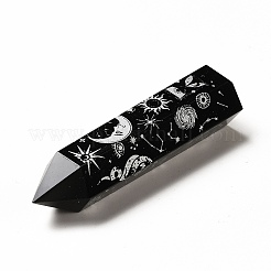 Point Tower Natural Obsidian Home Display Decoration&nbsp;DJEW-C002-01A