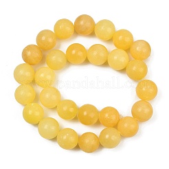 Natural Yellow Calcite Beads Strands&nbsp;GG-CBAA3AB-02-14mm