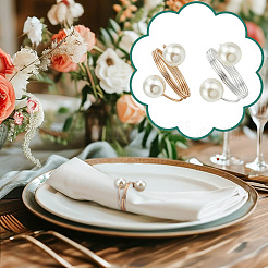 40Pcs 2 Colors Iron Napkin Rings&nbsp;AJEW-NB0008-09