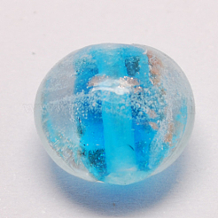 Handmade Gold Sand Lampwork Beads&nbsp;LAMP-S035-12mm-M