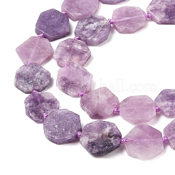 Natural Lepidolite Beads Strands&nbsp;G-L095-A01-01B