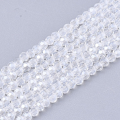 Electroplate Glass Beads Strands&nbsp;EGLA-T013-04-M