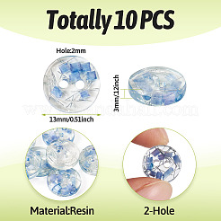 2-Hole Resin Button&nbsp;BUTT-TAC0007-01A