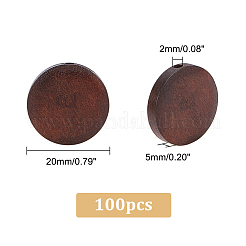 100Pcs Natural Pear Wood Beads&nbsp;WOOD-PH0002-36
