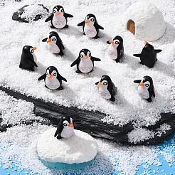 25Pcs Plastic Penguin Display Decorations&nbsp;DJEW-SP0001-19