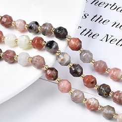 Natural Plum Blossom Jasper Beads Strands&nbsp;G-N326-100-04