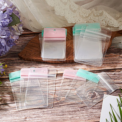 24Pcs 6 Styles Rectangle Transparent EVA Zip Top Gift Bags&nbsp;OPP-TADJ0001-08
