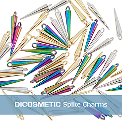 60Pcs 3 Colors Alloy Pendants&nbsp;PALLOY-DC0001-01-NR