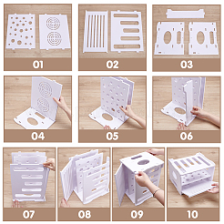 PVC Plastic Router Wire Storage Box&nbsp;ODIS-WH0043-242