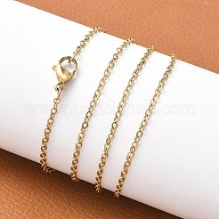 304 Stainless Steel Cable Chain Necklace Making&nbsp;STAS-P045-09G