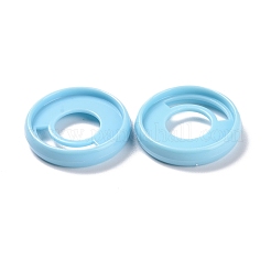 Resin Loose Leaf Ring Round Binder Discs&nbsp;FIND-WH0143-02A