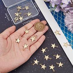 Brass Pendants&nbsp;KK-BBC0015-30A