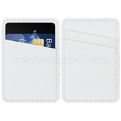 3Pcs Self-Adhesive PU Leather ID Card Holder&nbsp;AJEW-CN0007-50A