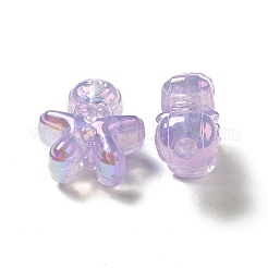 UV Plating Rainbow Iridescent Acrylic Beads&nbsp;PACR-M002-11E