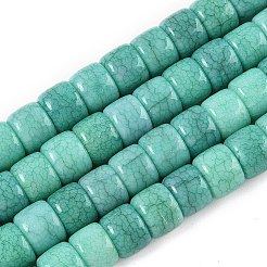 Ombre Effect Dyed Glass Beads Strands&nbsp;GLAA-H037-01