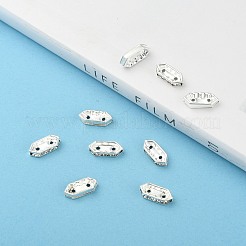 Brass Middle East Rhinestone Bridge Spacers&nbsp;RSB021NF-2