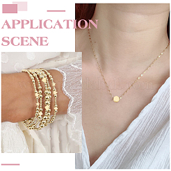 60Pcs 5 Styles Brass Beads&nbsp;KK-ME0002-71
