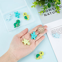 10Pcs 5 Style Silicone Beads&nbsp;SIL-SC0001-14