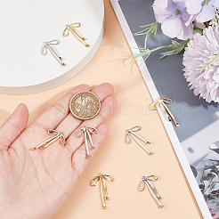 8Pcs 2 Colors Brass Pendants&nbsp;KK-GO0001-68