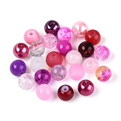 360Pcs 24 Color Electroplate & Frosted & Imitation Jade Glass Beads Set&nbsp;GLAA-T030-08C