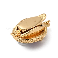 Brass Box Clasps&nbsp;KK-P291-50G