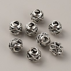 Tibetan Style Alloy European Beads&nbsp;FIND-TAC0002-065E-01