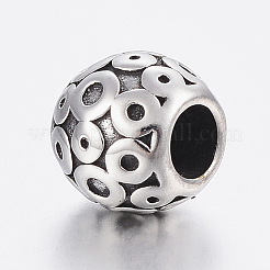 304 Stainless Steel European Beads Enamel Settings&nbsp;STAS-H440-53AS