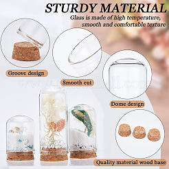 12Pcs 3 Styles Glass Dome Cover&nbsp;AJEW-CP0005-89