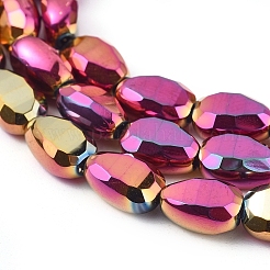 Electroplate Glass Beads Strands&nbsp;X-EGLA-G036-A-FP02