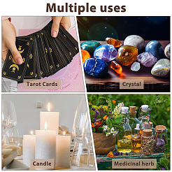 1Pc Rectangle Engraved Wooden Tarot Storage Boxes with Slider Lid for Divination&nbsp;CON-DC0001-17A