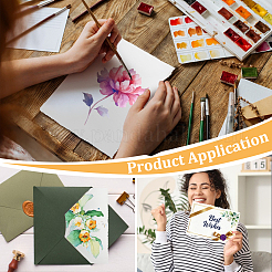 50Pcs Wood Pulp Watercolor Paper&nbsp;DIY-WH0671-346C